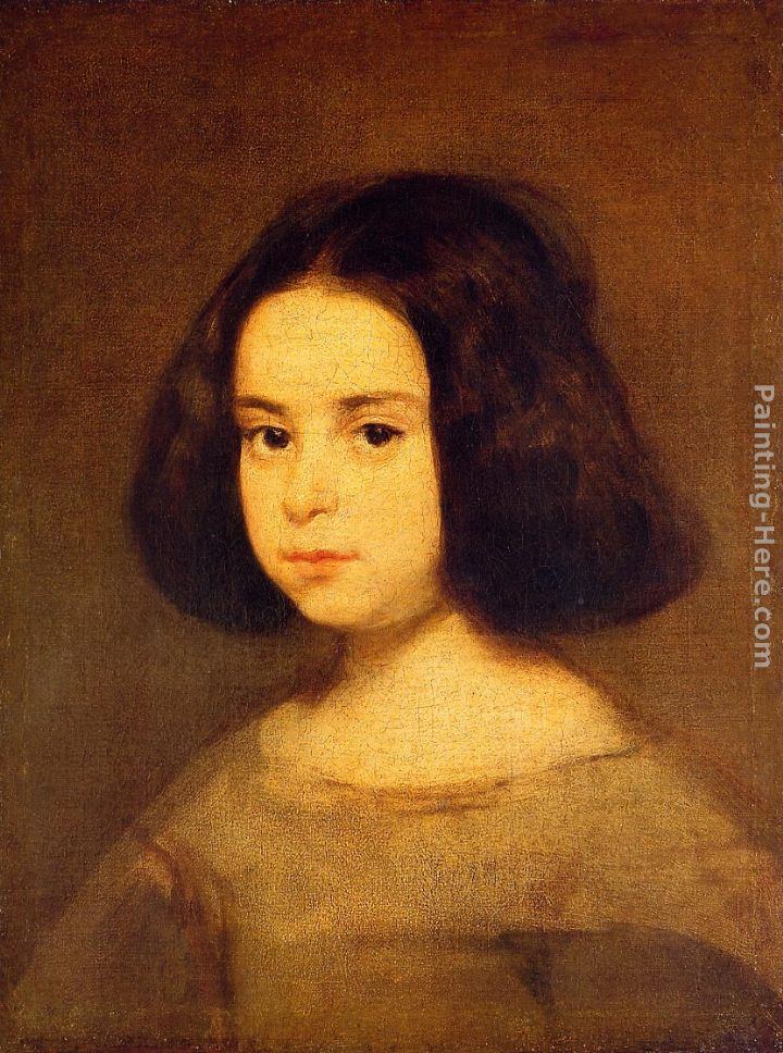 Diego Rodriguez de Silva Velazquez Portrait of a Little Girl
